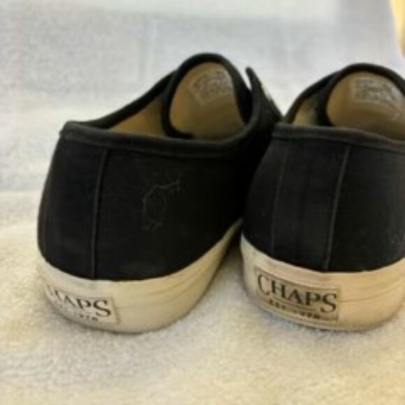 Chaps slip on sneakers in black previously loved size 8-1/5 - Picture 4 of 5